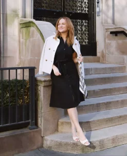 Petite Cap Sleeve Belted Shirtdress -Anntaylor Shop 612822 2222 MKTG1