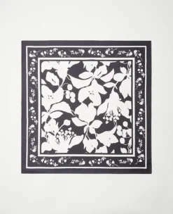 Botanical Shadow Silk Little Scarf