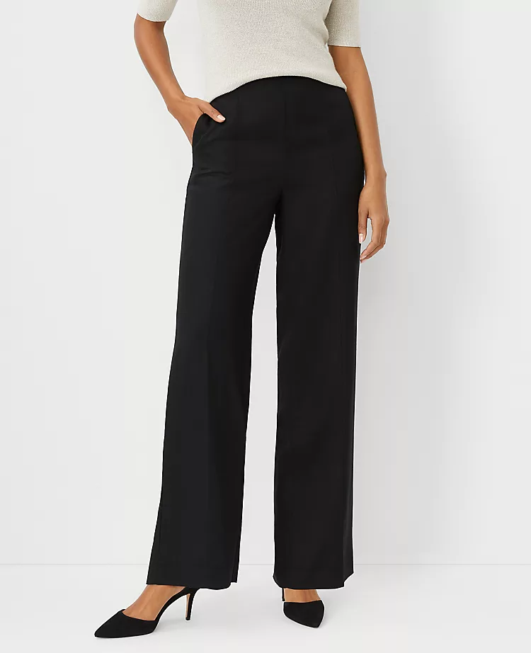 The Seamed Side Zip Straight Pant - Curvy Fit 3 The Seamed Side Zip Straight Pant - Curvy Fit
