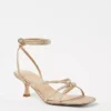 Glitter Knotted Strappy Sandals -Anntaylor Shop 613208 3019