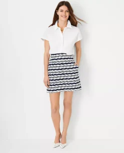 Wave A-Line Pocket Skirt -Anntaylor Shop 613294 8818 ALT2