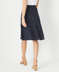Spotted Full Skirt -Anntaylor Shop 613300 1362 ALT1