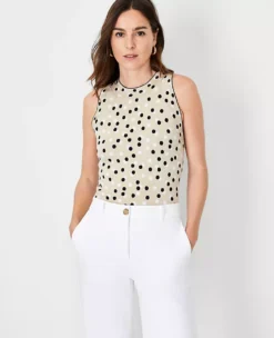 Dotted Halter Shell