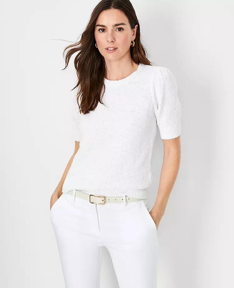 Puff Sleeve Sweater Tee 3 Puff Sleeve Sweater Tee