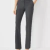 The Petite Straight Pant In Seasonless Stretch Modern Charcoal -Anntaylor Shop 613314 0892