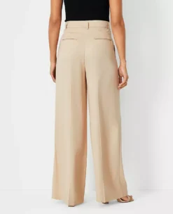 The Pleated Wide Leg Pant -Anntaylor Shop 613319 7879 ALT1