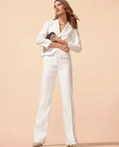 The Trouser Pant In Linen Blend 7 The Trouser Pant In Linen Blend -Anntaylor Shop 613349 9000 MKTG1