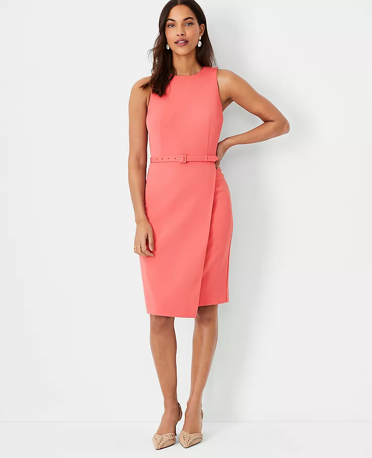 The Cutaway Shoulder Wrap Sheath Dress 3 The Cutaway Shoulder Wrap Sheath Dress