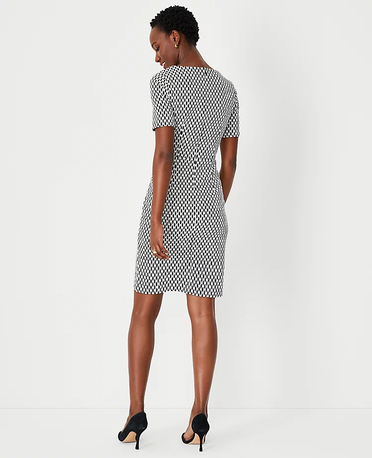 Ottoman Scoop Neck Sheath Dress 4 Ottoman Scoop Neck Sheath Dress - Image 2