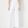 The Pull On Palazzo Pant In Linen Blend -Anntaylor Shop 613551 9000