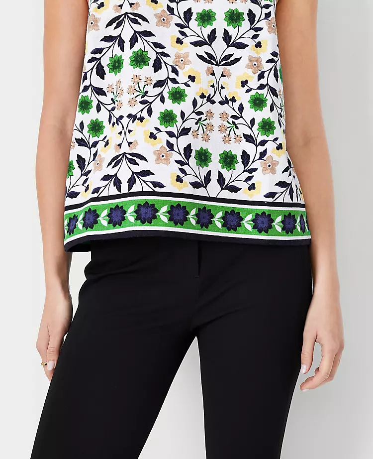 Floral Button Back Halter Top 5 Floral Button Back Halter Top - Image 3