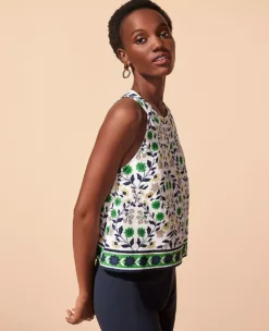 Floral Button Back Halter Top 9 Floral Button Back Halter Top -Anntaylor Shop 613706 1362 MKTG1