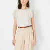 Clip Flounce Sleeve Top -Anntaylor Shop 613710 9192