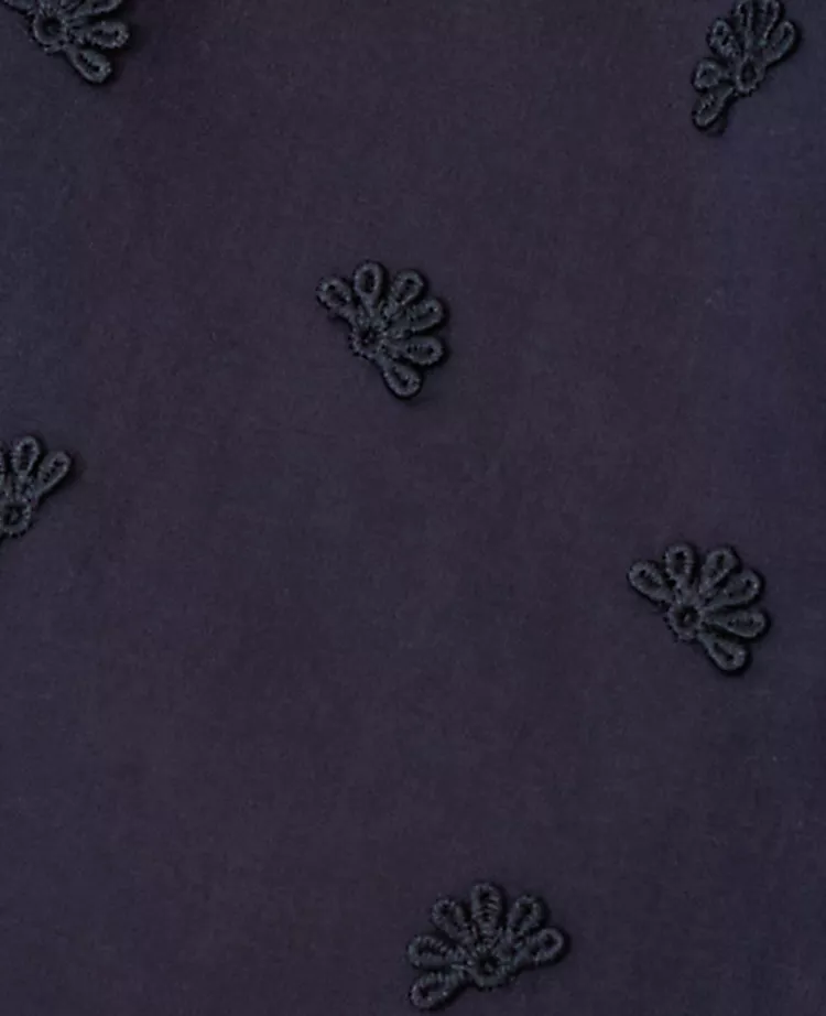 Embroidered Ruffle Button Top 6 Embroidered Ruffle Button Top - Image 4