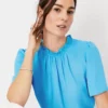 Ruffle Mock Neck Top -Anntaylor Shop 613719 2643