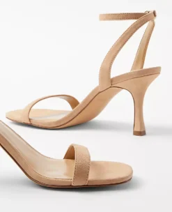 Suede Stiletto Sandals -Anntaylor Shop 613952 5824 ALT1