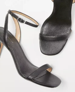 Leather Stiletto Sandals -Anntaylor Shop 613953 2222 ALT1