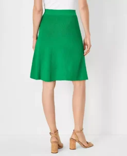 Ribbed A-Line Sweater Skirt 5 Ribbed A-Line Sweater Skirt -Anntaylor Shop 614026 3591 ALT1
