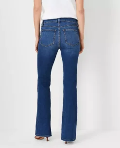 Sculpting Pocket Mid Rise Boot Cut Jeans In Classic Mid Wash - Curvy Fit 5 Sculpting Pocket Mid Rise Boot Cut Jeans In Classic Mid Wash - Curvy Fit -Anntaylor Shop 614216 2661 ALT1