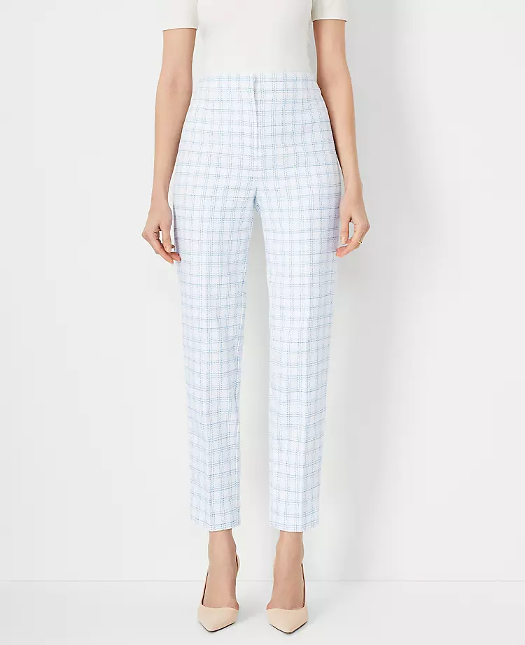 The Lana Slim Pant In Plaid - Curvy Fit 3 The Lana Slim Pant In Plaid - Curvy Fit