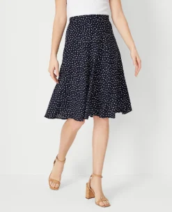 Petite Spotted Full Skirt