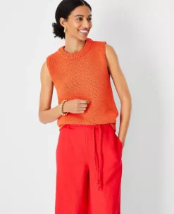 Petite Textured Sweater Shell