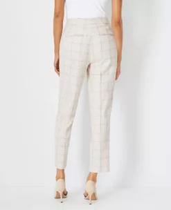 The Eva Ankle Pant In Plaid - Curvy Fit 6 The Eva Ankle Pant In Plaid - Curvy Fit -Anntaylor Shop 614433 7210 ALT1