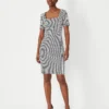 Petite Ottoman Scoop Neck Sheath Dress -Anntaylor Shop 614436 2222