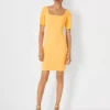 Petite Scoop Neck Short Sleeve Sheath Dress -Anntaylor Shop 614481 6943