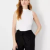 Petite Sleeveless Mock Neck Top -Anntaylor Shop 614519 9000