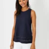Petite Ric Rac Hem Tank Top -Anntaylor Shop 614527 1362