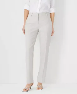 The Petite Sophia Straight Pant In Linen Blend - Curvy Fit