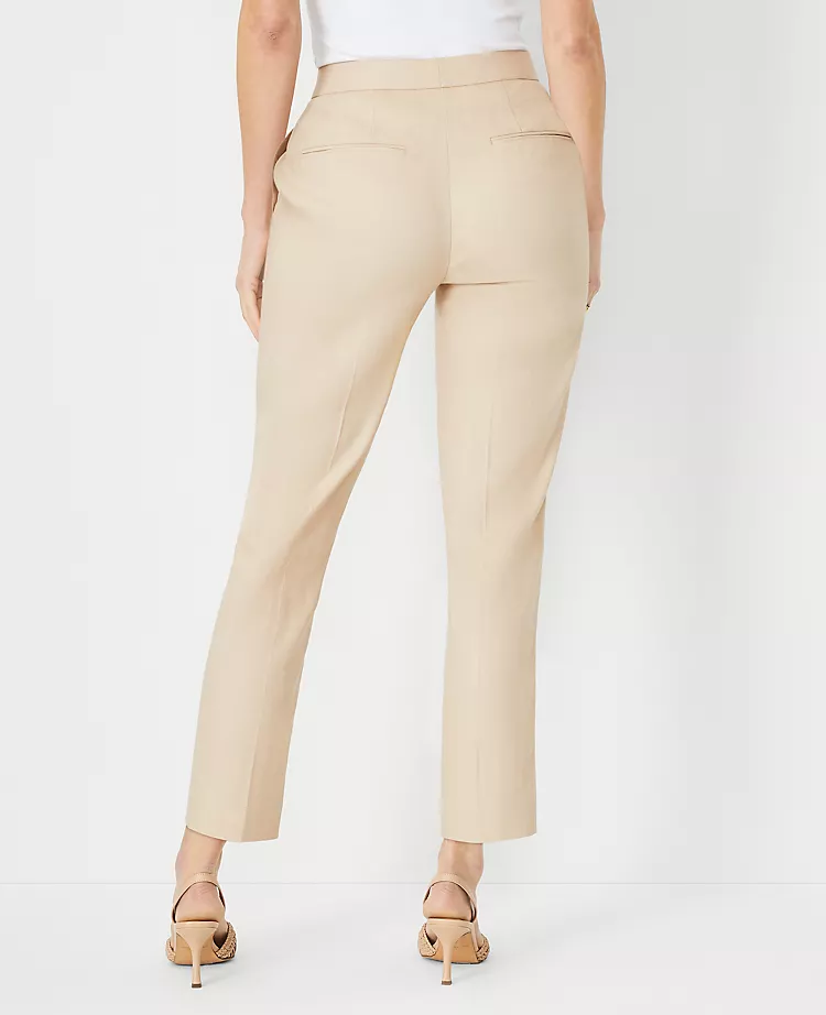 The Petite Eva Ankle Pant In Linen Blend - Curvy Fit 4 The Petite Eva Ankle Pant In Linen Blend - Curvy Fit - Image 2
