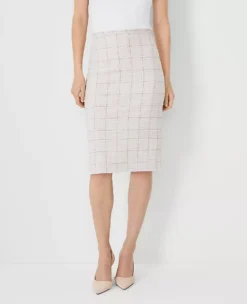 The Petite Pencil Skirt In Plaid