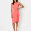 The Petite Cutaway Shoulder Wrap Sheath Dress -Anntaylor Shop 615009 1970