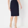 The Petite Seamed Pencil Skirt In Seasonless Stretch -Anntaylor Shop 615026 1934