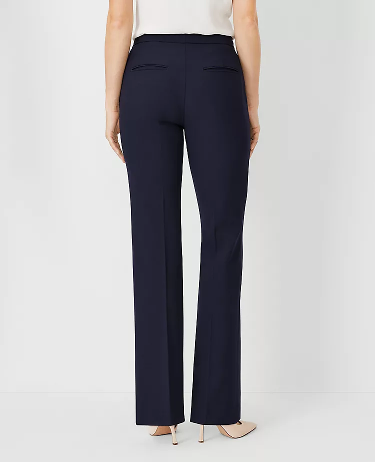 The Petite High Rise Trouser In Seasonless Stretch Deep Navy Sky 4 The Petite High Rise Trouser In Seasonless Stretch Deep Navy Sky - Image 2
