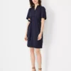 Embroidered Belted Shift Dress 1 Embroidered Belted Shift Dress -Anntaylor Shop 615111 1362