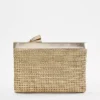 Metallic Woven Oversized Soft Clutch -Anntaylor Shop 615543 3019