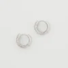 Pave Hoop Earrings -Anntaylor Shop 615869 6001