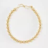 Metal Ball Oversized Statement Necklace
