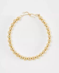 Metal Ball Oversized Statement Necklace