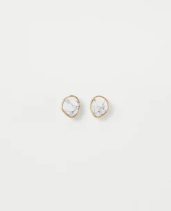 Marbleized Stud Earrings