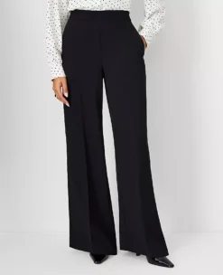 The Petite Wide Leg Pant In Fluid Crepe Black 8 The Petite Wide Leg Pant In Fluid Crepe Black -Anntaylor Shop 825355 2222