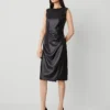Petite Faux Leather Sheath Dress Black 1 Petite Faux Leather Sheath Dress Black -Anntaylor Shop 825972 2222