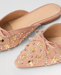 Glitz Mule Slide Flat Natural -Anntaylor Shop 826212 7195 ALT1