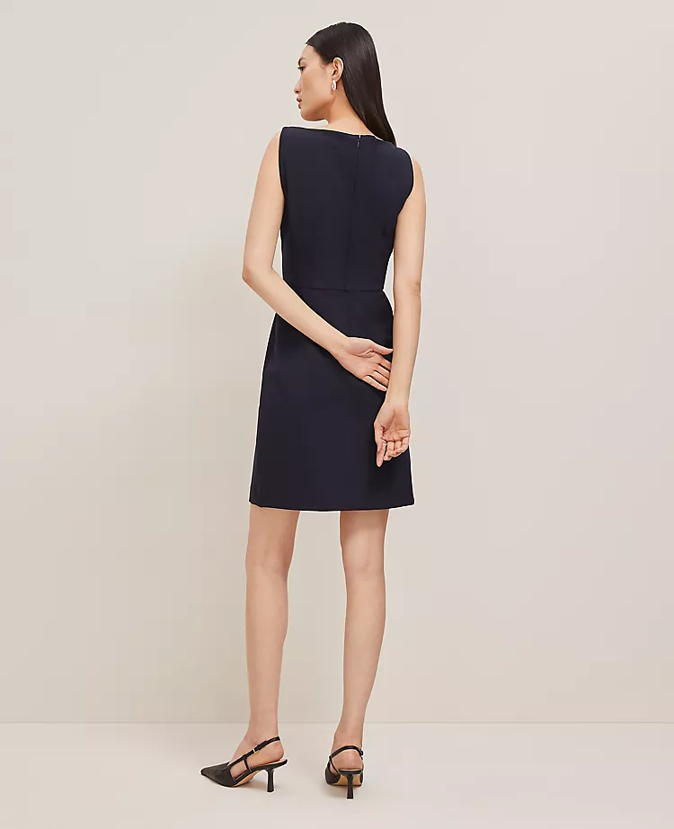 The Boatneck Dress In Seasonless Stretch Deep Navy Sky 4 The Boatneck Dress In Seasonless Stretch Deep Navy Sky - Image 2