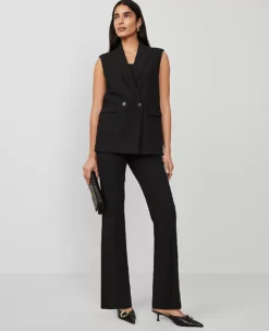 The High Rise Skinny Trouser In Bi-Stretch Black