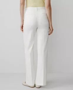 Petite Weekend Collection Trouser In Sateen Winter White -Anntaylor Shop 826865 9192 ALT2