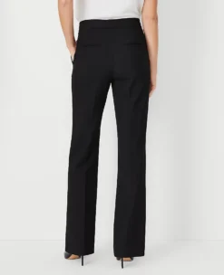 The Petite High Rise Trouser In Seasonless Stretch - Curvy Fit Core Black 5 The Petite High Rise Trouser In Seasonless Stretch - Curvy Fit Core Black -Anntaylor Shop 827450 6600 ALT1